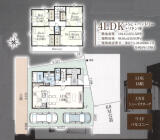 新座市道場2丁目新築一戸建て間取り写真